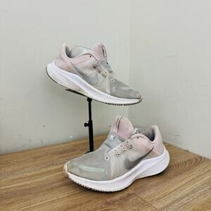 Nike Quest 4 Pink And Gray Running Shoes Women’s Size 9